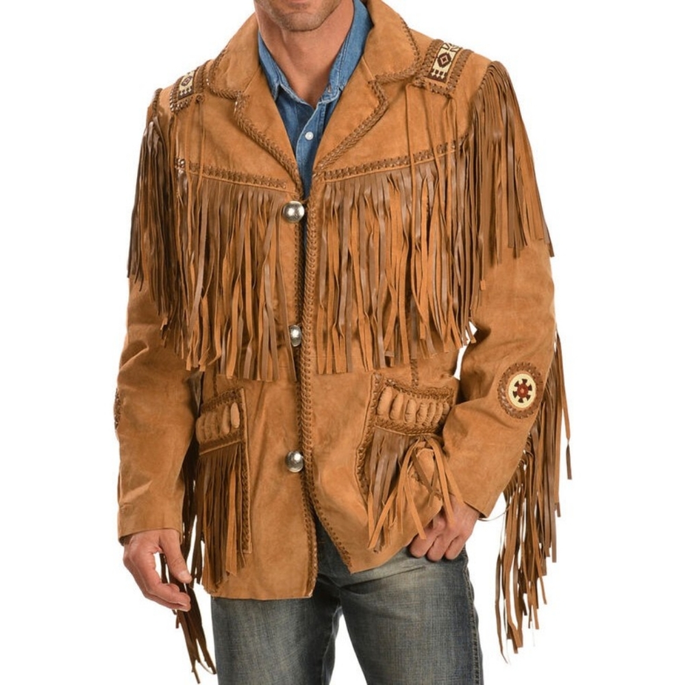 Classic oldwest Suede Leather jacket | cow boy